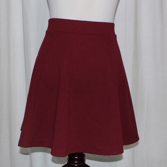 Red Skater Skirt - Picture 1 of 4
